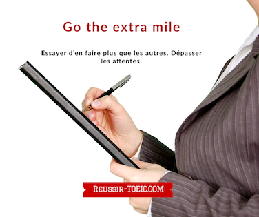  Go the extra mile 